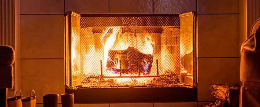 Mendota Hearth Landscape Fireplace Installation in La Crosse, Wisconsin