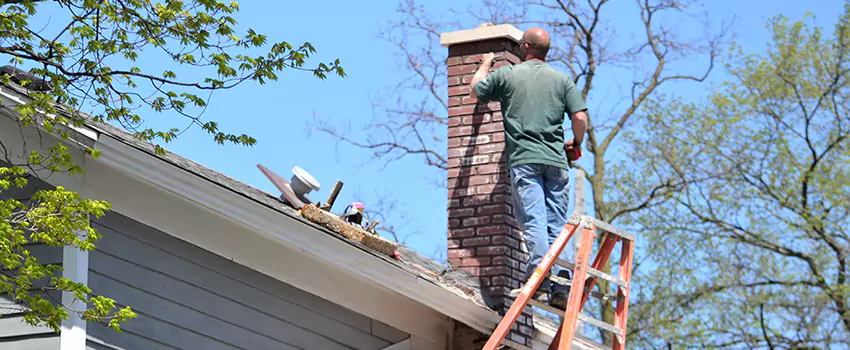 Vinyl and PVC Chimney Flashing Installation in La Crosse, WI