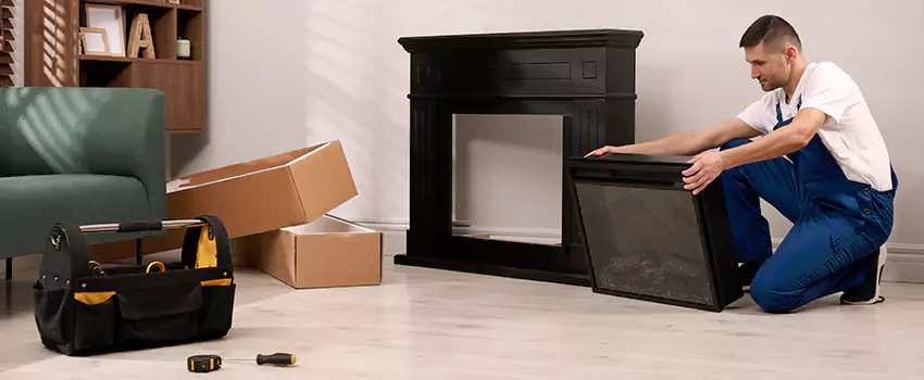 Old Rusted Metal Fireplace Repair And Replacement in La Crosse, WI